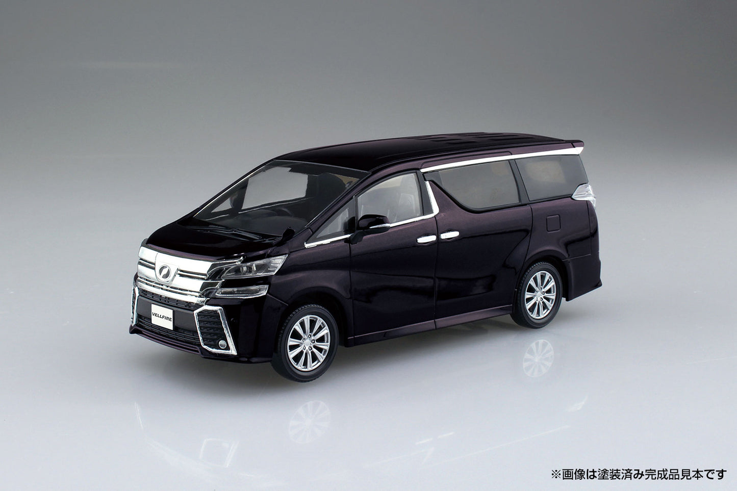 the☆Snap Kit Toyota Vellfire (Burning Black Crystal Shine Glass Flake)