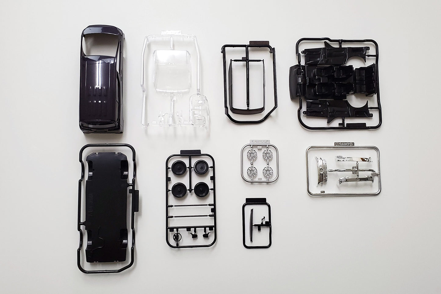 the☆Snap Kit Toyota Vellfire (Burning Black Crystal Shine Glass Flake)