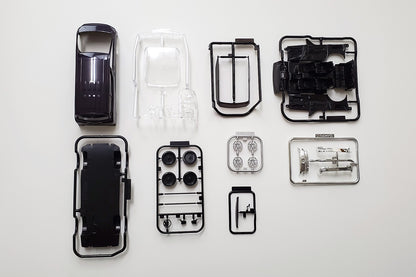 the☆Snap Kit Toyota Vellfire (Burning Black Crystal Shine Glass Flake)