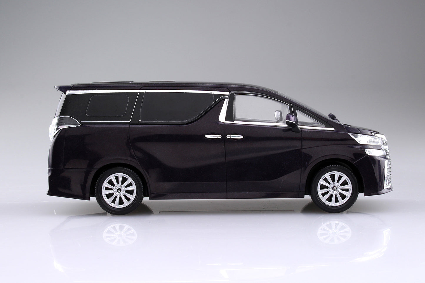 the☆Snap Kit Toyota Vellfire (Burning Black Crystal Shine Glass Flake)