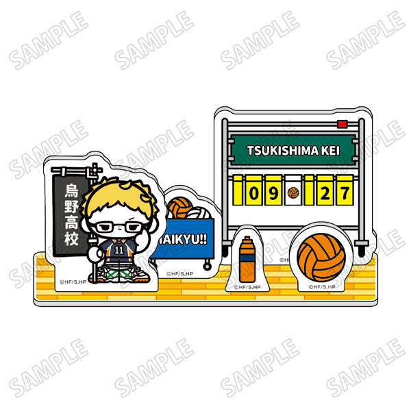 ハイキュー!! ミニキャラアクリルジオラマ【のぼり Ver.】 ③月島 蛍