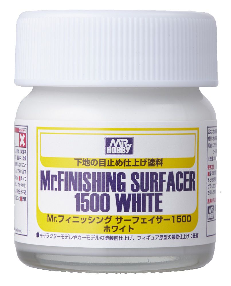 Creos Mr. Finishing Surfacer 1500 (White) Bottle type