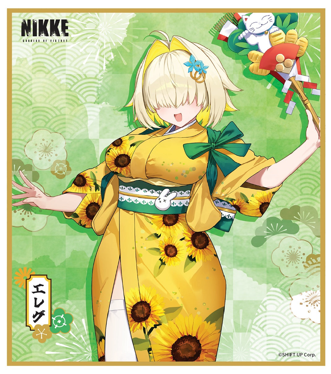 勝利の女神：NIKKE 新春フェア2026 トレーディング色紙 – viviON BLUE