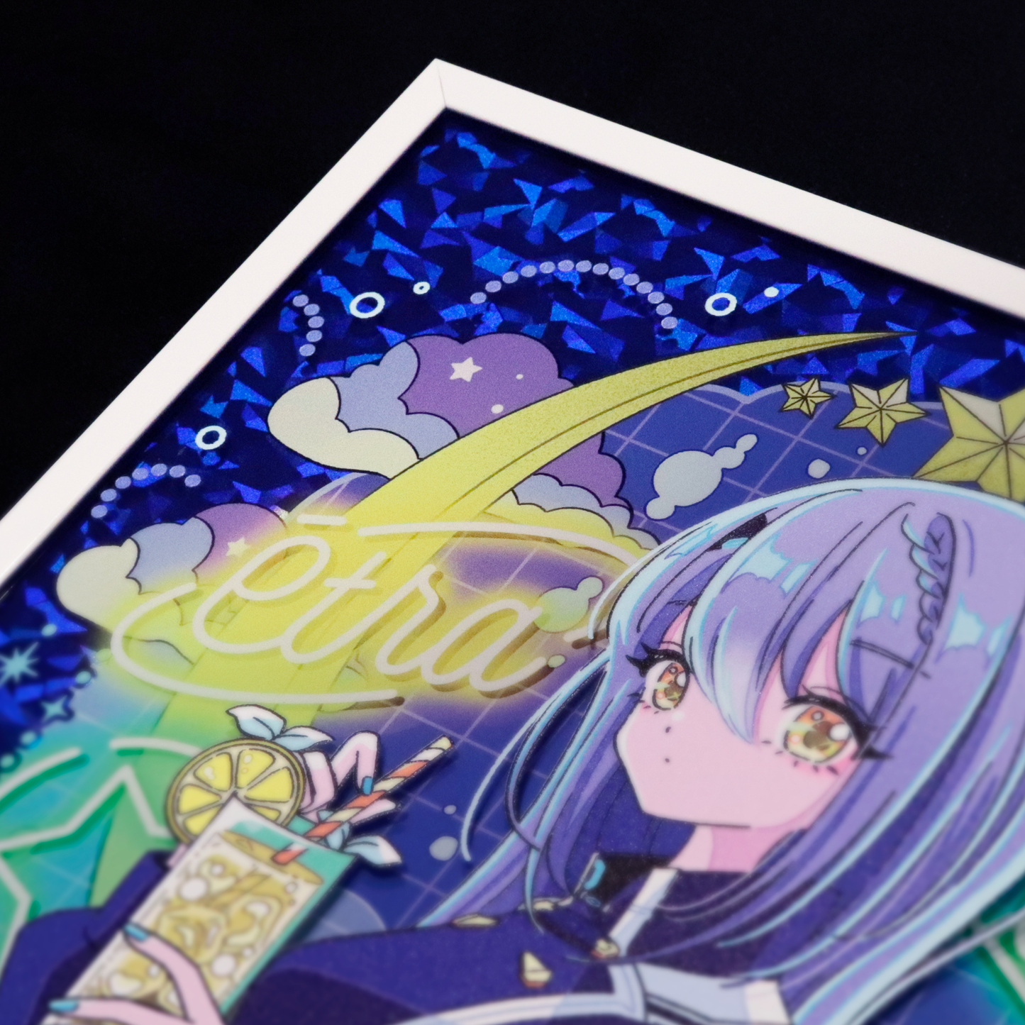 あおぎり高校 公式美術部 アクリル複製原画 エトラ