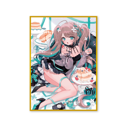 青iri 高中官方艺术俱乐部 A5 彩色纸，Kurikoma Komaru。