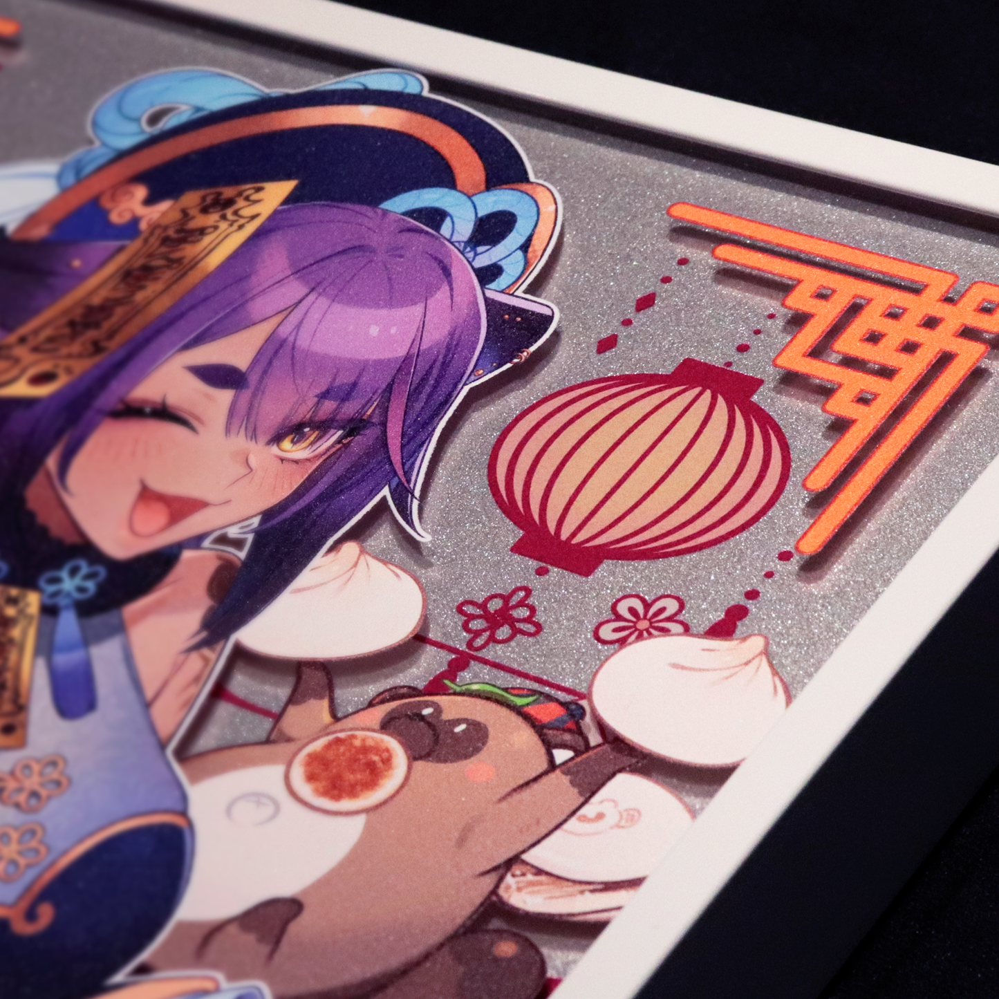 あおぎり高校 公式美術部 アクリル複製原画 八十科むじな