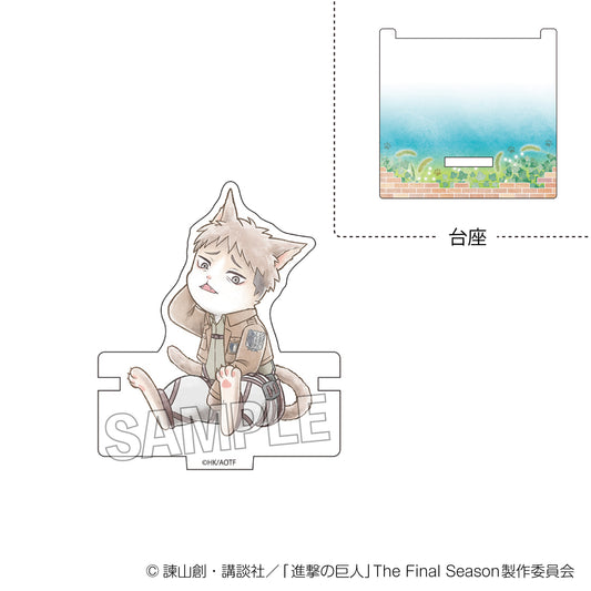 Attack on Titan Survey Soldier Nyan Hikkake Acrylic Stand Jean