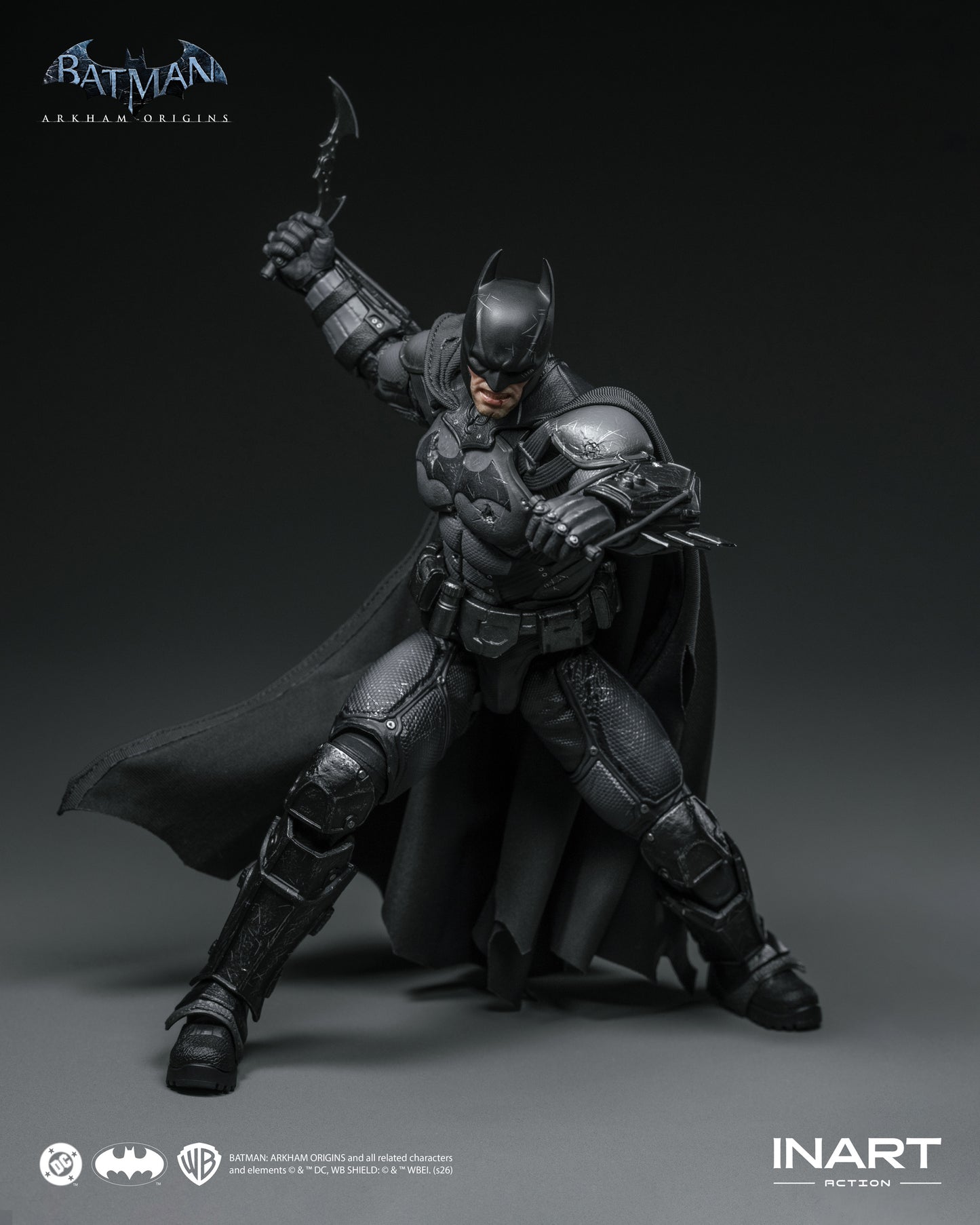 バットマン（バットマン：アーカム・ビギンズ）バトルダメージ Ver. アクションフィギュア