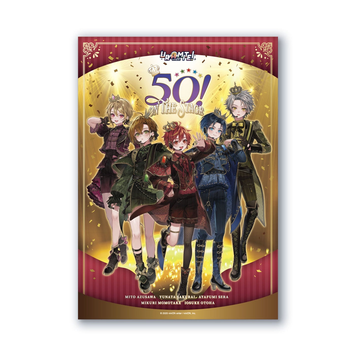 ［Clear Poster] 5O! on the Stage A3 Clear Poster [Uramite].