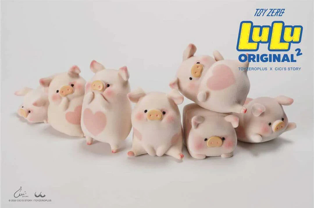 TOYZEROPLUS×CICI'S STORY 새끼돼지 LULU 베이직 시리즈 2 8개입 BOX