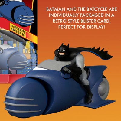 5 Points / Batman: The Animated Series: Batman & Bat-Cycle Action Vehicle