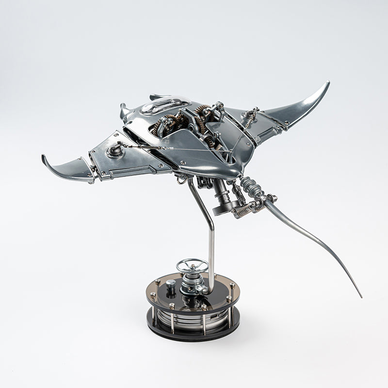 極械海神計画 メカマンタ 機械式 3Dメタルパズル 組立済完成品 原色