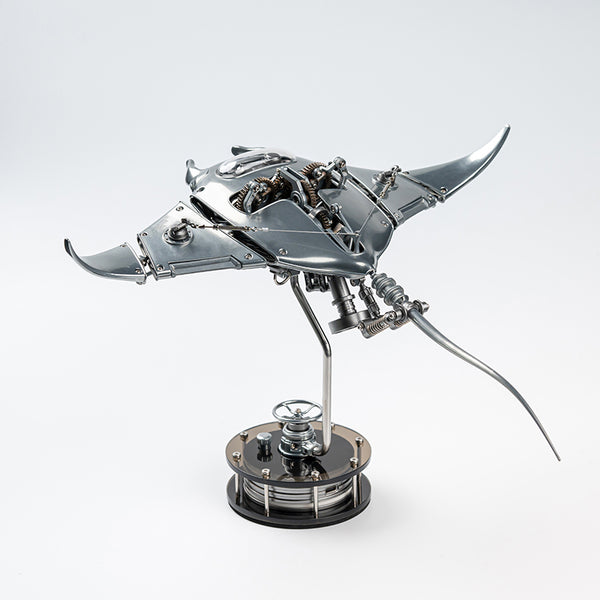 極械海神計画 メカマンタ 機械式 3Dメタルパズル 組立済完成品 原色