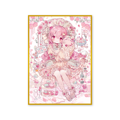 あおぎり高校 公式美術部 A5色紙 我部りえる