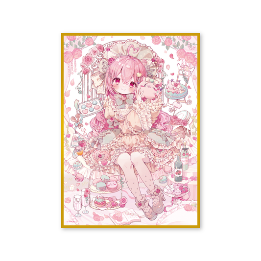 あおぎり高校 公式美術部 A5色紙 我部りえる