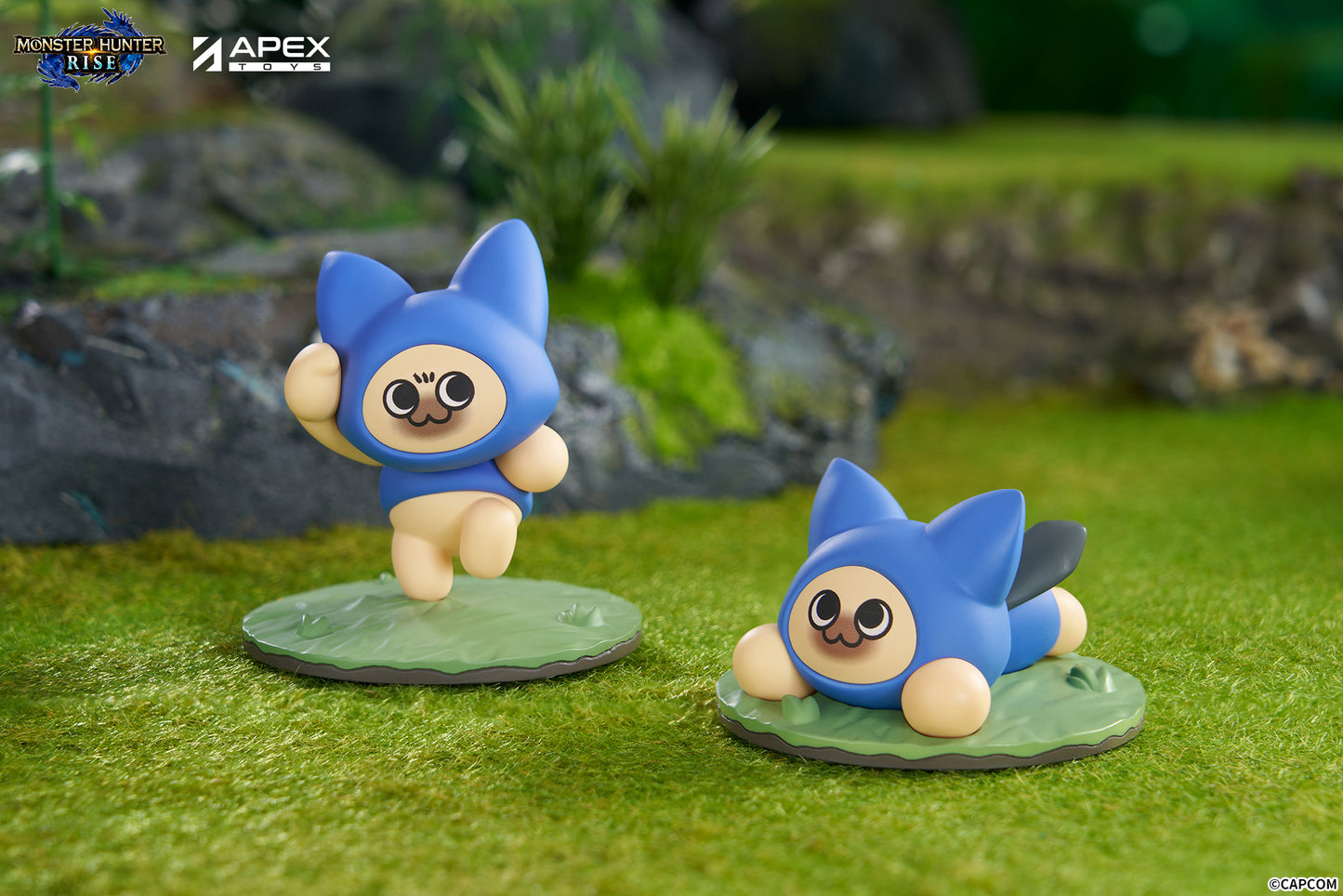 Monster Hunter Rise Airou "Cat" Blind Box Figure, Box of 6