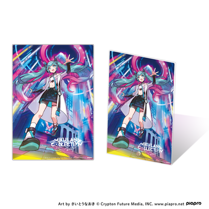 Miku Land Collection 2024 Acrylic Plate - viviON Blue Exclusive