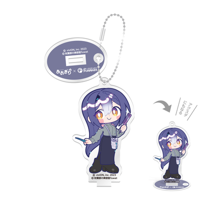 Aogiri High School Akihabara beauty salon “fuwat” collaboration goods acrylic stand key chain