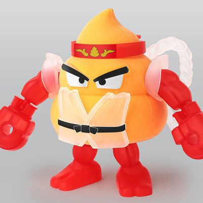 Clay model kit fighter poop