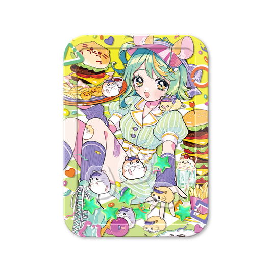 あおぎり高校 公式美術部 ふるふるアクリルミニアート ぷわぷわぽぷら