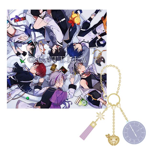 [CD + bonus set]QUATELLA + Rokka Tenma image bag charm