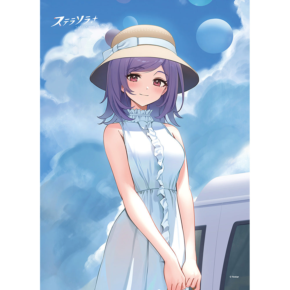 ステラソラ 描き下ろしB2タペストリー （アヤメ／夏服）Wスエード