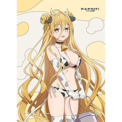 デート・ア・ライブV 描き下ろしB2タペストリー （星宮六喰／牛柄水着）Wスエード