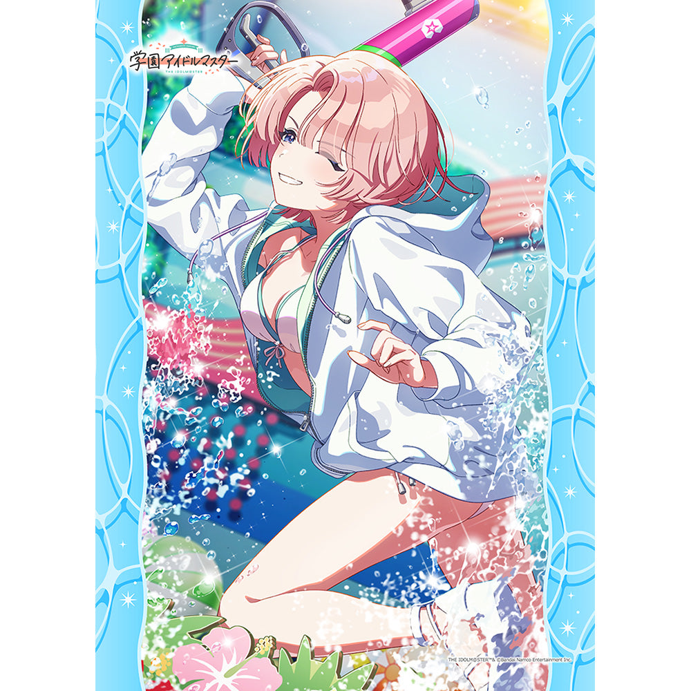 SchoolThe Idolmaster B2 Tapestry (Mao Arimura/You and Semi-Blue) W Suede
