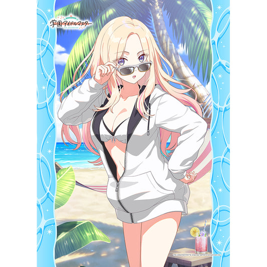 SchoolThe Idolmaster B2 Tapestry (Jyuosei Minami/You and Semi-Blue) W Suede