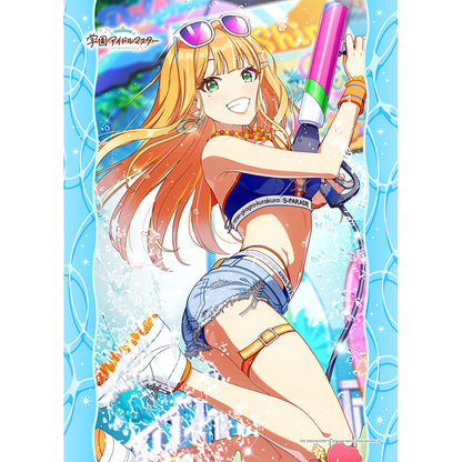 SchoolThe Idolmaster B2 Tapestry (Shiun Seika/You and Semi Blue) W Suede