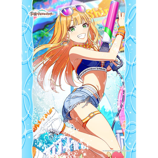 SchoolThe Idolmaster B2 Tapestry (Shiun Seika/You and Semi Blue) W Suede