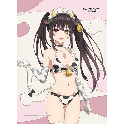 デート・ア・ライブV 描き下ろしB2タペストリー （時崎狂三／牛柄水着）Wスエード