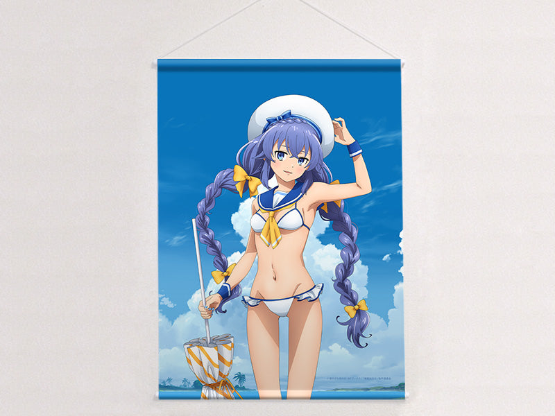無職転生Ⅱ ～異世界行ったら本気だす～ 描き下ろしB2タペストリー （ロキシー／マリンセーラー水着）Wスエード