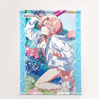 SchoolThe Idolmaster B2 Tapestry (Mao Arimura/You and Semi-Blue) W Suede
