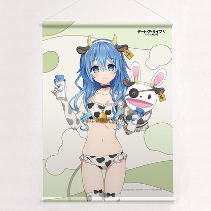 デート・ア・ライブV 描き下ろしB2タペストリー （四糸乃／牛柄水着）Wスエード