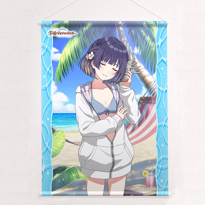 SchoolThe Idolmaster B2 Tapestry (Misuzu Hataya/You and Semi-Blue) W Suede