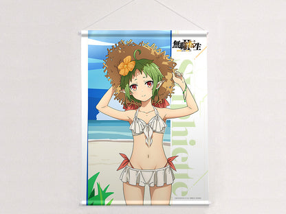무직전생Ⅱ ～이세계 가면 진심으로 드러내기～ 신작 B2 태피스트리 (실피엣트/수영복) W스웨이드