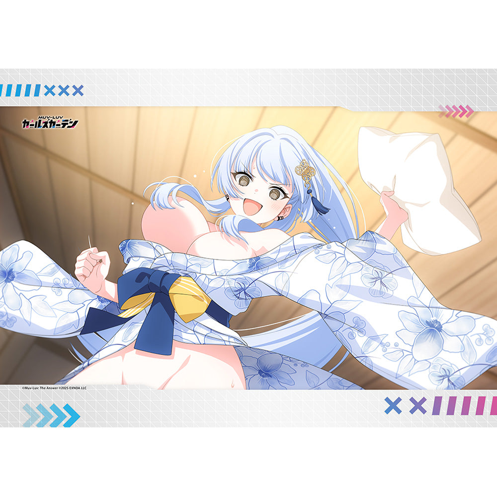 マブラヴ ガールズガーデン B2タペストリー （まだ枕投げしてない！）