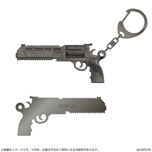 Resident Evil Requiem metal keychain Requiem