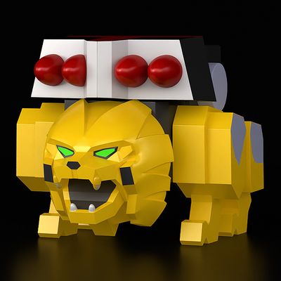 BRICKROID 전설의 용사 다간 가온(애니멀 모드)