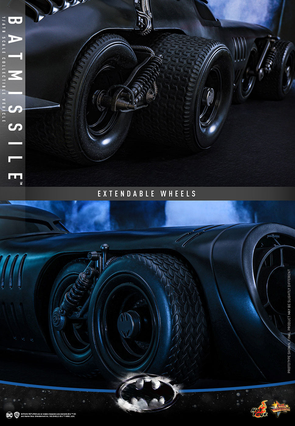 Movie Masterpiece Batman Returns Vehicle Bat-Missile 1/6