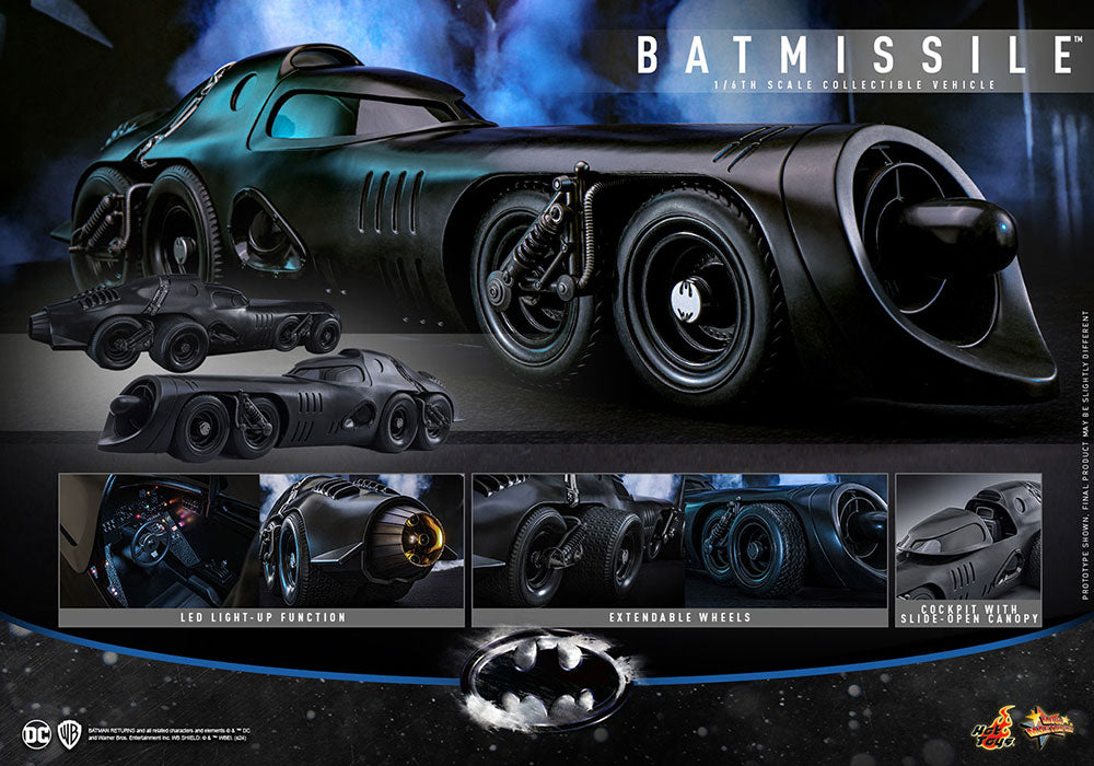 Movie Masterpiece Batman Returns Vehicle Bat-Missile 1/6