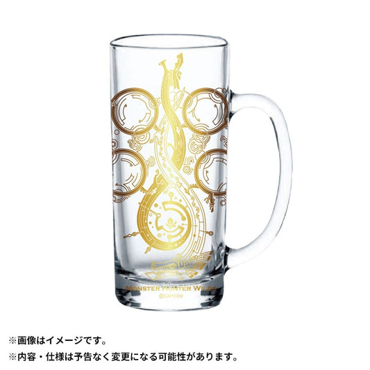 モンスターハンターワイルズ グラスジョッキ タイトルロゴシンボル