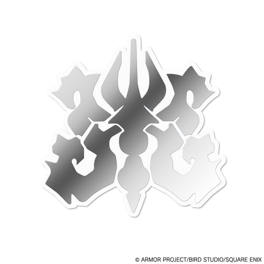 Dragon Quest VII를 재구성 한 금속 다이 컷 스티커 <Water Crest>