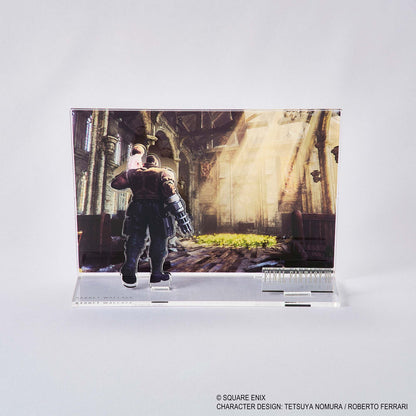 Final Fantasy VII Reverse Acrylic Diorama Key Art Barrett