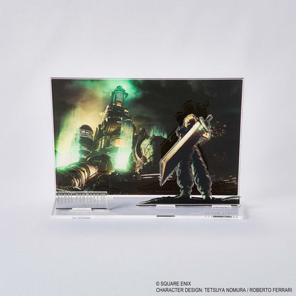 Final Fantasy VII Reverse Acrylic Diorama Key Art Cloud