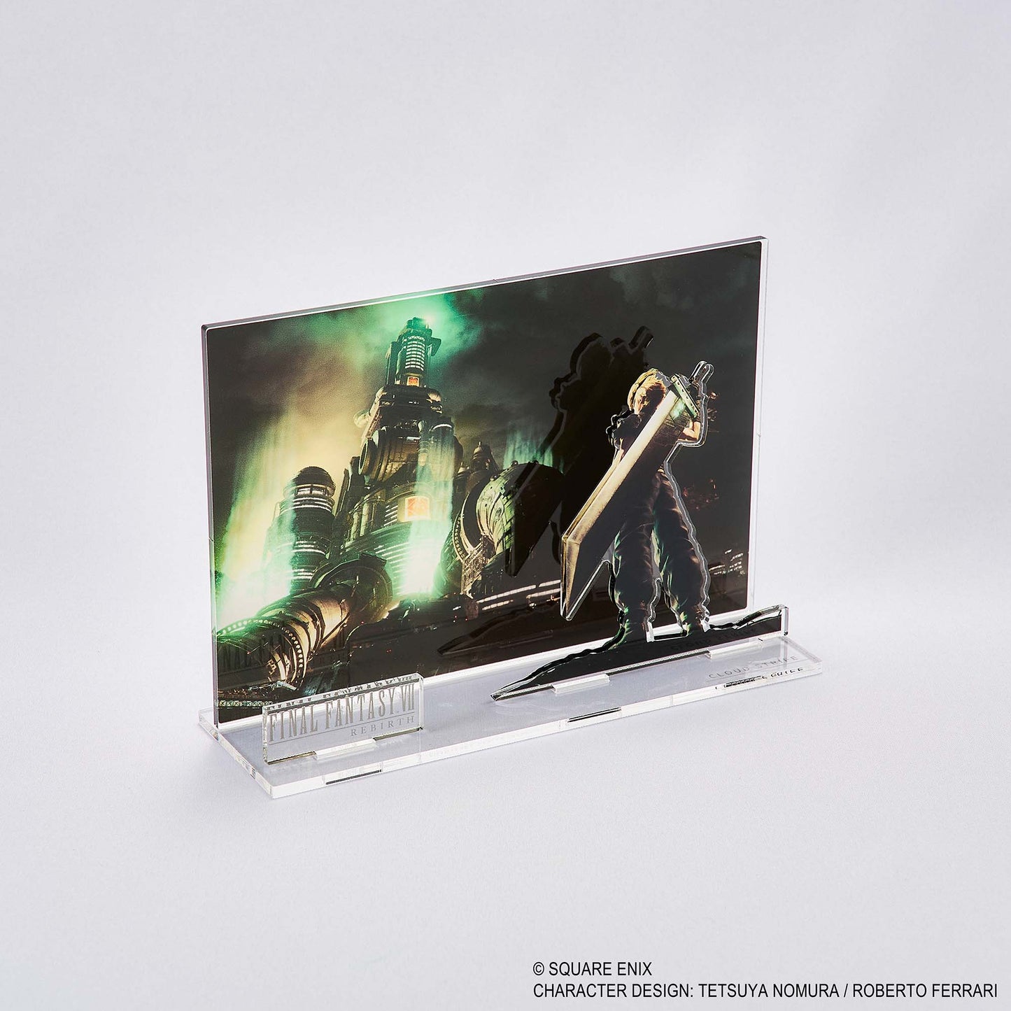 Final Fantasy VII Reverse Acrylic Diorama Key Art Cloud