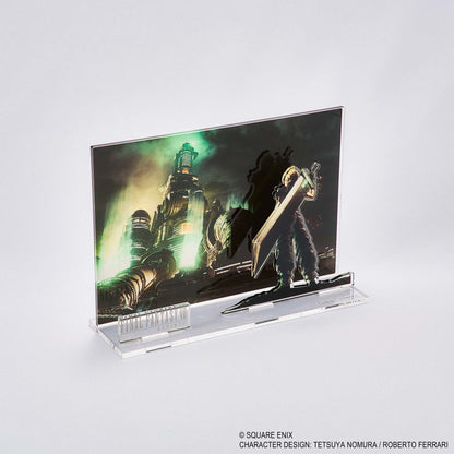 Final Fantasy VII Reverse Acrylic Diorama Key Art Cloud