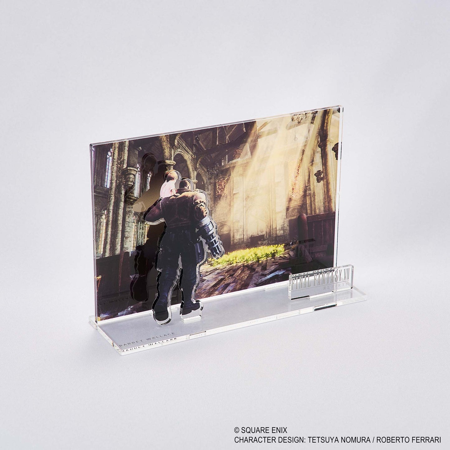 Final Fantasy VII Reverse Acrylic Diorama Key Art Barrett