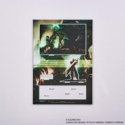 Final Fantasy VII Reverse Acrylic Diorama Key Art Cloud